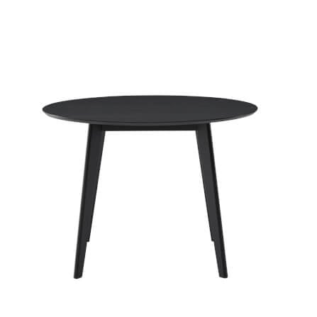 โต๊ะอาหารกลม EVERGREEN FURNITURE T-105  105 X 105 X 74  สีดำ_0